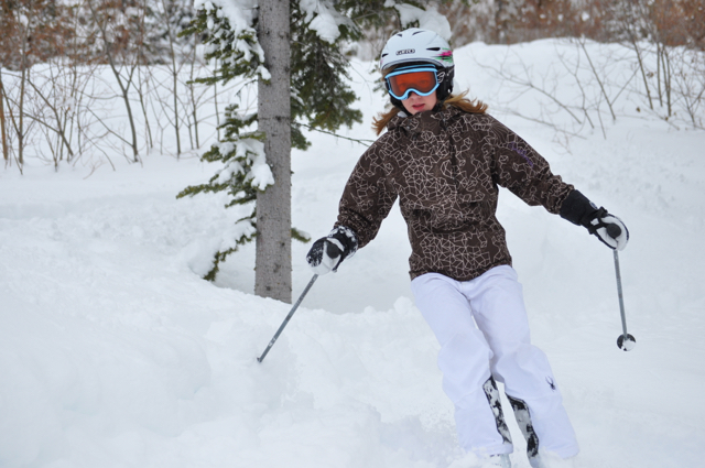 family ski day at Kicking Horse Mountain Resort Golden BC