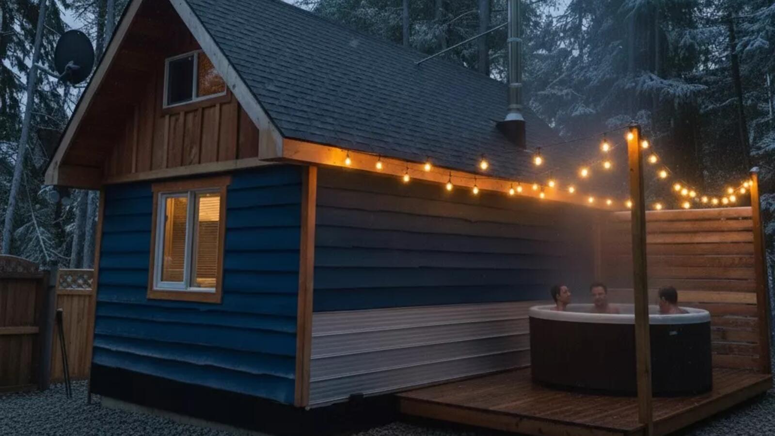 Little Blue Bunkie Spruce Hollow Lodge