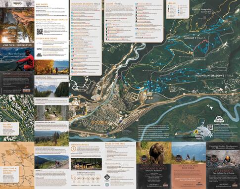 Tourism Golden Bike Map Side A