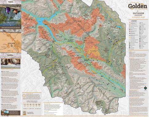 Tourism Golden Outdoor Discover Map Side A