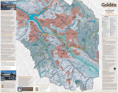Tourism Golden Outdoor Discover Map Side B